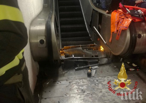 АД ПОД ЗЕМЯТА: 30 души пострадаха при инцидент в метрото в Рим, един е с откъснат крак! (ВИДЕО)