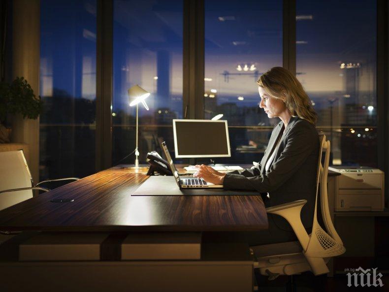 Над 400 хил. българи работят през нощта - много по-застрашени са от фатални заболявания 