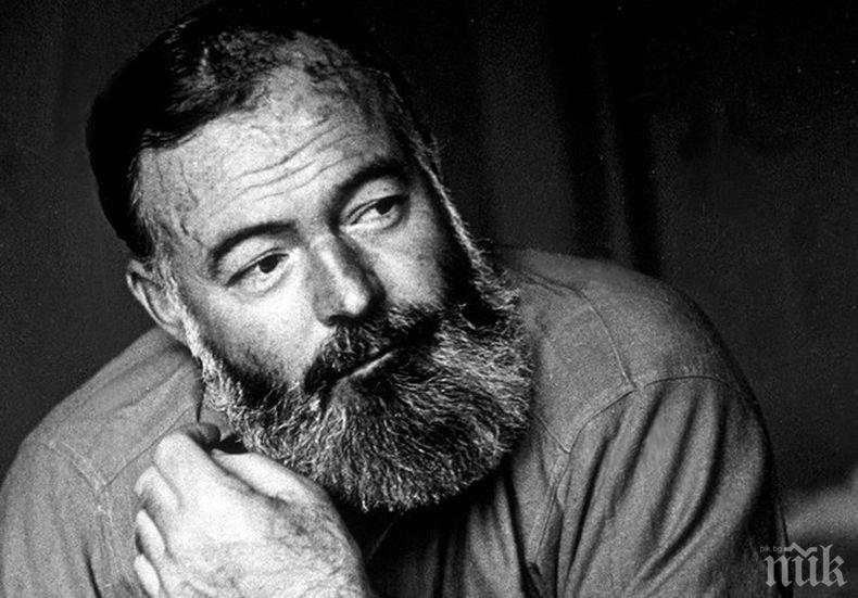 Неиздавани разкази на Ърнест Хемингуей ще бъдат публикувани през лятото на 2019 година