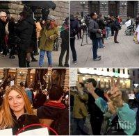 РАЗКРИТИЕ НА ПИК: Протестиращи срещу 50 лв., бира и сандвич позират пред новинарските емисии със „смелите майки” - Берберян, Кулеков и жените на БСП-активисти викат срещу властта (СНИМКИ/ВИДЕО)