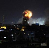 ВОЙНА:Изстреляха над 10 снаряда на ивицата Газа