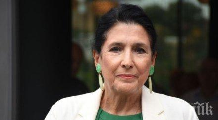 грузия избра президент първия тур