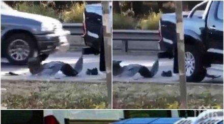 ексклузивно първо пик брутална катастрофа затапи цариградско хвърчат ламарини видео