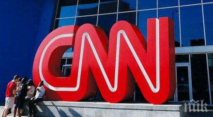 сnn излъчи живо евакуацията офиса телевизията йорк бомбената заплаха