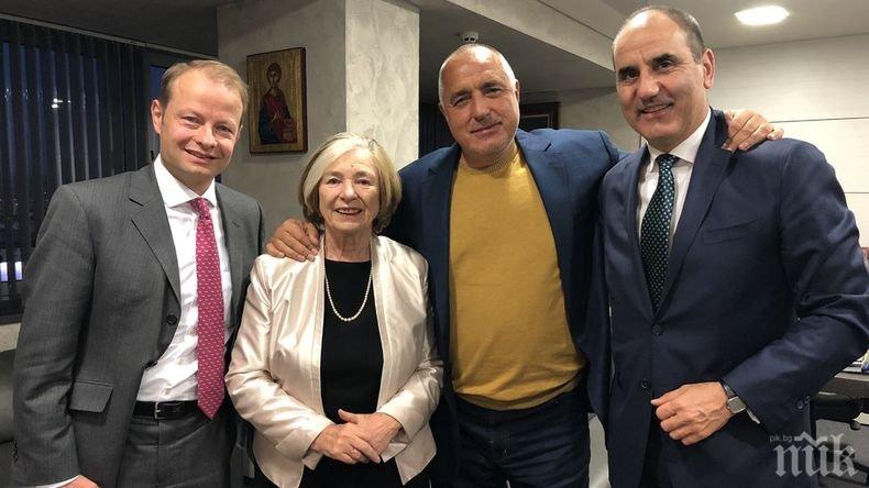 ГОРЕЩА ТЕМА: Премиерът се срещна с председателя на Фондация „Ханс Зайдел“