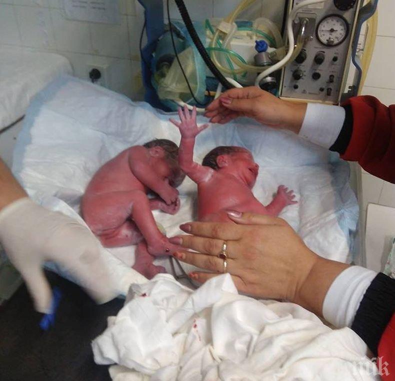 САМО В ПИК! Фелдшер изроди близнаци в линейка във Великотърновско