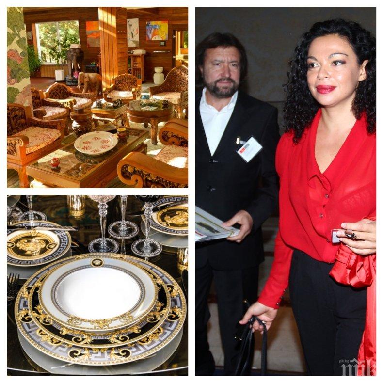 САМО В ПИК! Арестуваните милионери Баневи се хранели в посуда за 112 бона - Евгения си бъркала кафенцето с лъжичка за 100 лева 