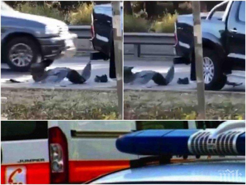 ЕКСКЛУЗИВНО И ПЪРВО В ПИК: Брутална катастрофа затапи Цариградско. Хвърчат ламарини (Видео)