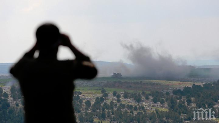 Турската армия е обстреляла позиции на кюрдските отряди източно от река Ефрат
