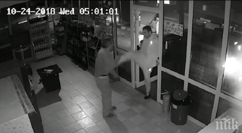 Гамени пребиха служител на бензиностанция край Сливен 