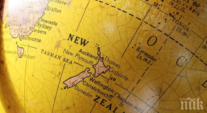 Нова Зеландия преначерта картата на света и се постави в центъра