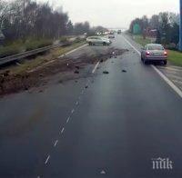 Опасен черен лед се образува по пътищата ни