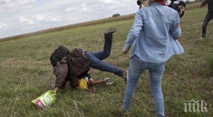 оправдаха журналистката ритала спъвала мигранти унгария