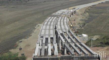 строят нова детелина хемус игнатиево млн