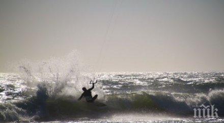 невероятно сърфист оцеля часа морето стигна хърватия италия