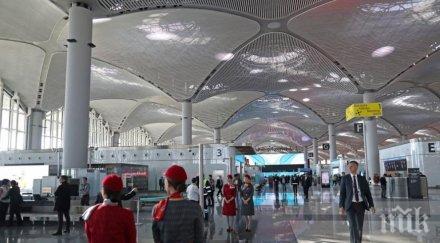 новото летище истанбул скъсява времето полети българия снимки