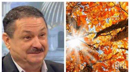 гореща прогноза топ климатологът георги рачев есента двойно високи нощни температури сухия сезон години насам две седмици циганско лято