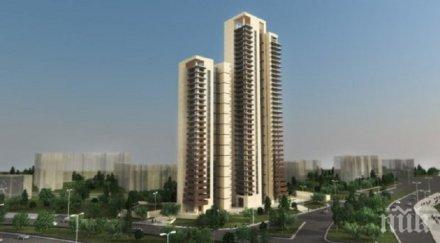 кметът пловдив спира строежа 130 метров небостъргач