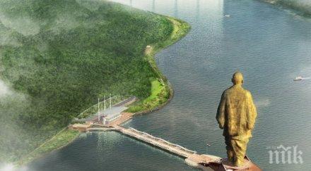 такова чудо сте виждали никога огромната статуя света открита броени дни снимки