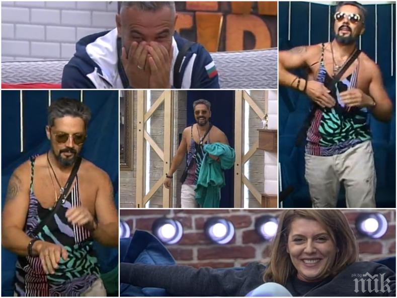 МИСИЯ ОЦЕЛЯВАНЕ: Стефан от ВИП Брадър нагорещи атмосферата в изповедалнята с кръшни танци 