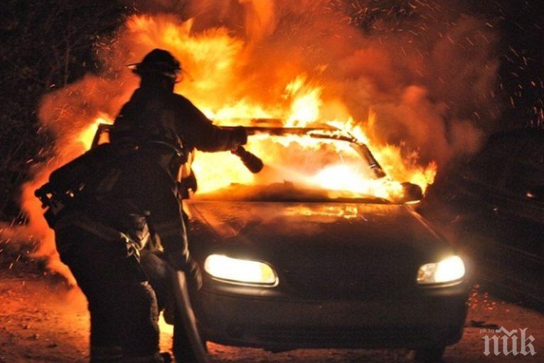 Ауди изгоря като факла в Алтимир, подозират отмъщение