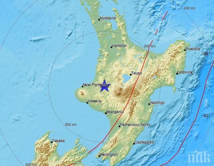 6,1 по Рихтер разтърси Нова Зеландия