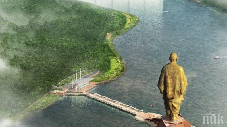 Такова чудо не сте виждали никога! Най-огромната статуя в света ще бъде открита след броени дни (СНИМКИ)