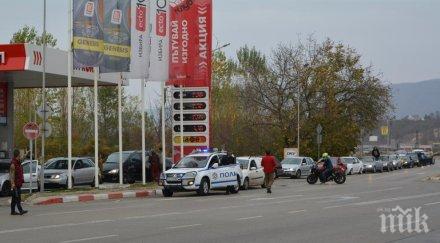 протестиращи високите цени горивата пазарджик блокираха пътя автомагистрала тракия