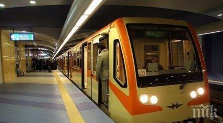 движението метровлаковете станциите сердика стадион васил левски спира