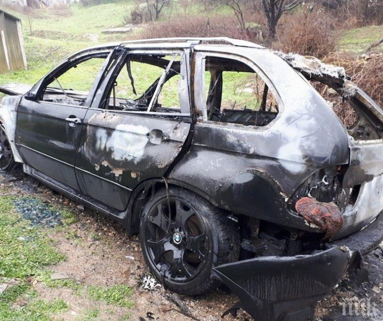 ВЕНДЕТА: Подпалиха джипа на полицай в Кюстендил