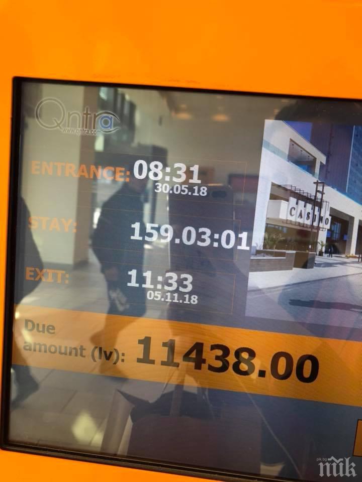 СИГНАЛ ДО ПИК: Пълен шаш - 11 500 лева за паркинг в столичен мол