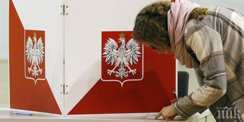 Първите резултати от екзитпола в Полша показват победи за независимите кандидати в големите градове