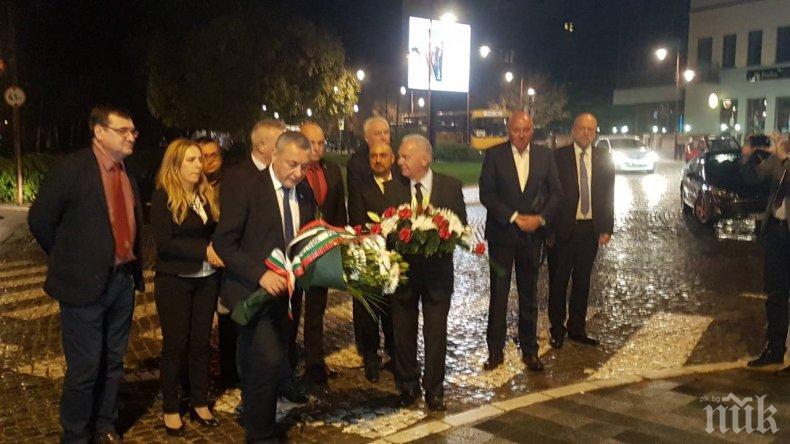 Вицепремиерът Валери Симеонов посети българската общност в Цариброд