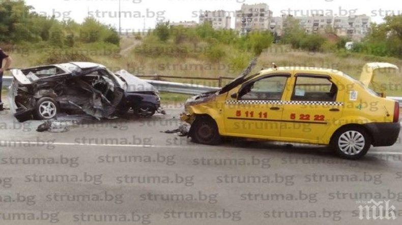 Серия катастрофи в Бургаско - моторист си счупи двата крака, камион отнесе кола, жена влетя в канавката