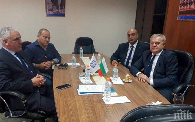 Румен Петков след среща с шефа на Обедините търговски палати на Либия: от Либия: България е изградила повече от половината от африканската страна