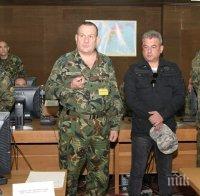 650 военни участваха в днешното учение 