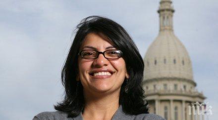 историческо рашида тлаиб първата мюсюлманка избрана американски конгресмен