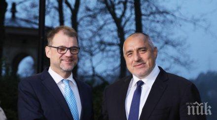 първо пик започна важната среща борисов премиера финландия казаха юха сипиля обновена снимки