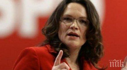 германските социалдемократи мислят коалицията ангела меркел декември