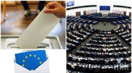 извънредно пик горещо проучване герб води бсп европейските избори графики