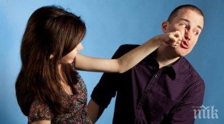 екшън яка мадама потроши бой мъж възлово кръстовище