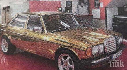 карата лудост бизнесмен позлати мерцедеса търновски майстори изваяли бижуто месеца лазер