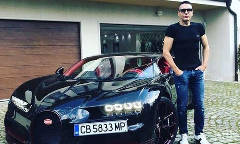 КАРЪК НА ГОДИНАТА: Транспортният бос Ваньо Алексиев потроши бугатито за 5 млн. лева