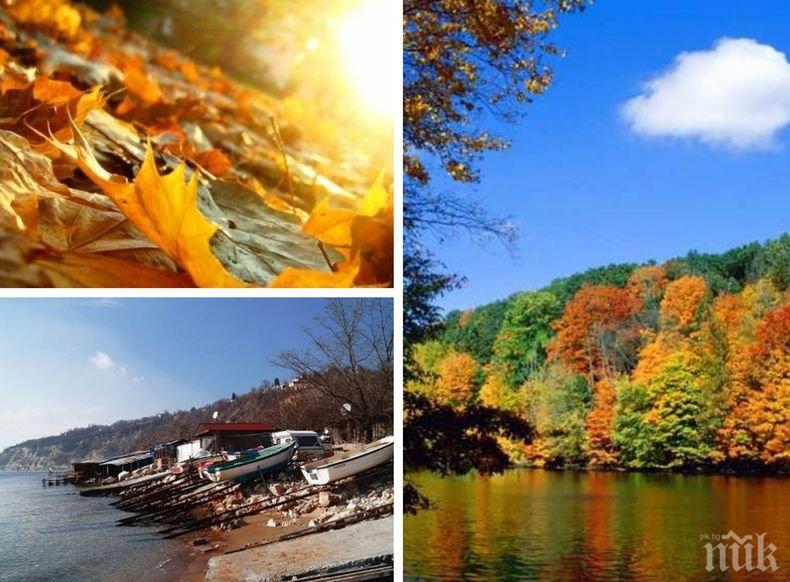 Топлата есен продължава да ни радва: Предимно слънчево с температури на места до 21 градуса