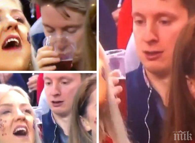 Хит: Фен на ръгбито от Уелс стана звезда в социалните мрежи заради...