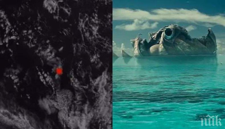  МИСТЕРИЯ: Откриха много странна топлина в средата на Атлантическия океан - съмняват се за подводен град, тайна ядрена база, летище на извънземни или огромен вулкан (ВИДЕО)