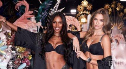 виктория сикрет показа новата колекция бляскаво шоу