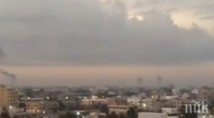 израел нанесъл авиоудар хотел централната част ивицата газа