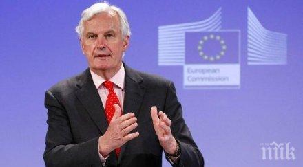 главният преговарящ брекзит мишел барние запознае брюксел хода преговорите лондон
