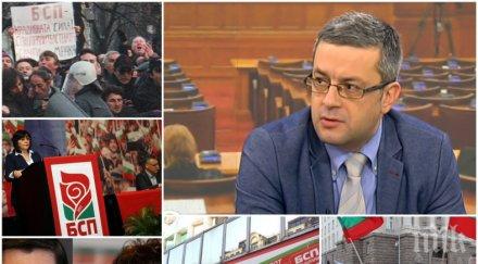 разбиващо тома биков кървавия пленум столетницата бсп самоцелна агресивна политика знаят нито кого нито управляват
